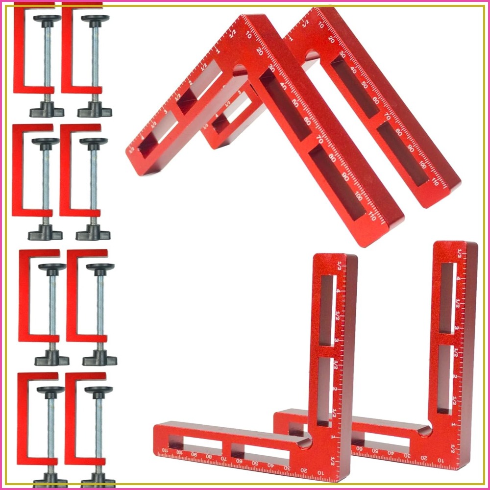 90 Degree Positioning Squares  - Woodworking Box บทวิจารณ์และราคา