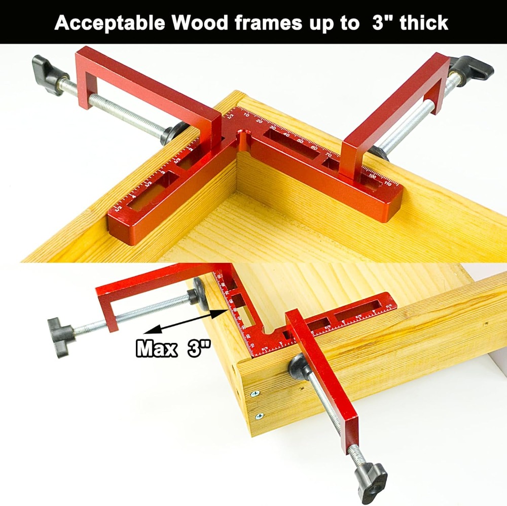 90 Degree Positioning Squares  - Woodworking Box บทวิจารณ์และราคา