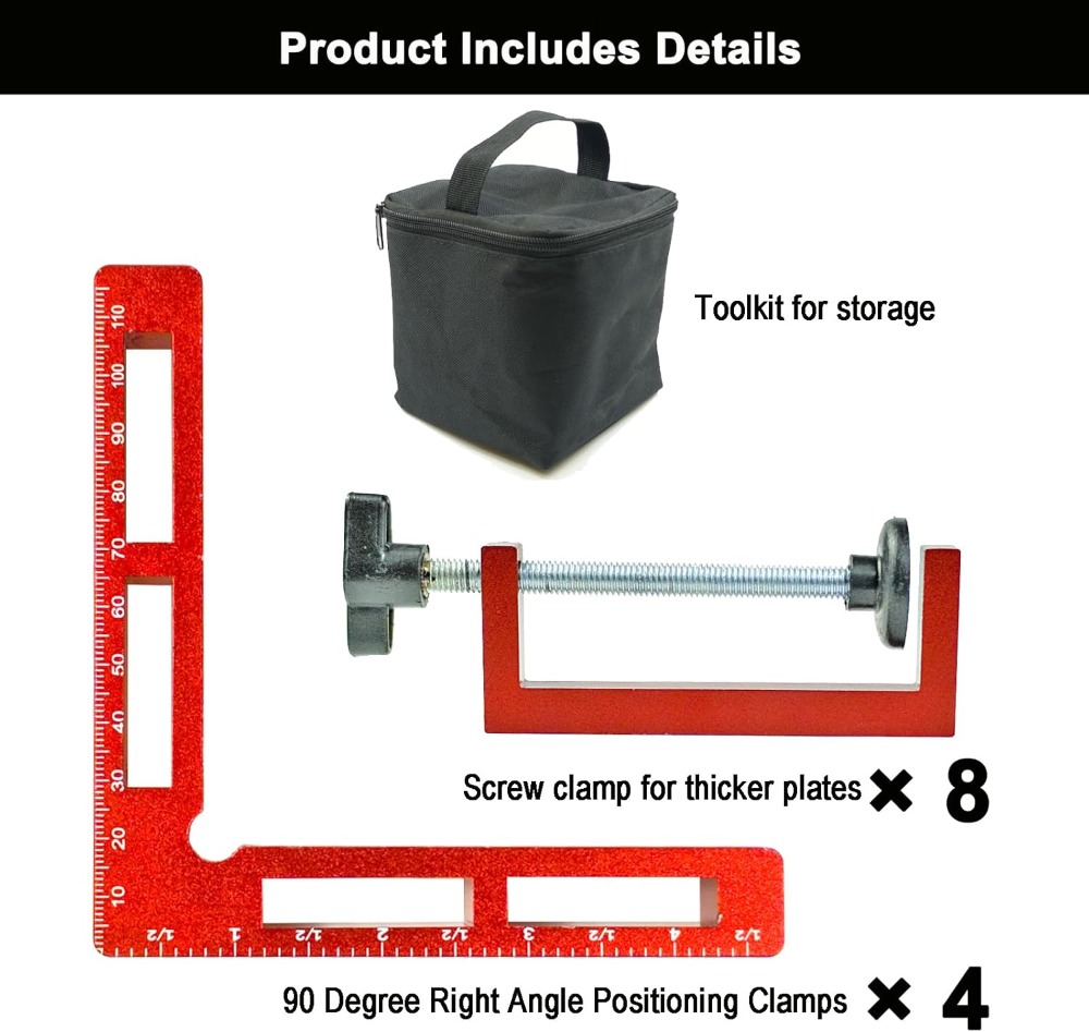 90 Degree Positioning Squares  - Woodworking Box บทวิจารณ์และราคา