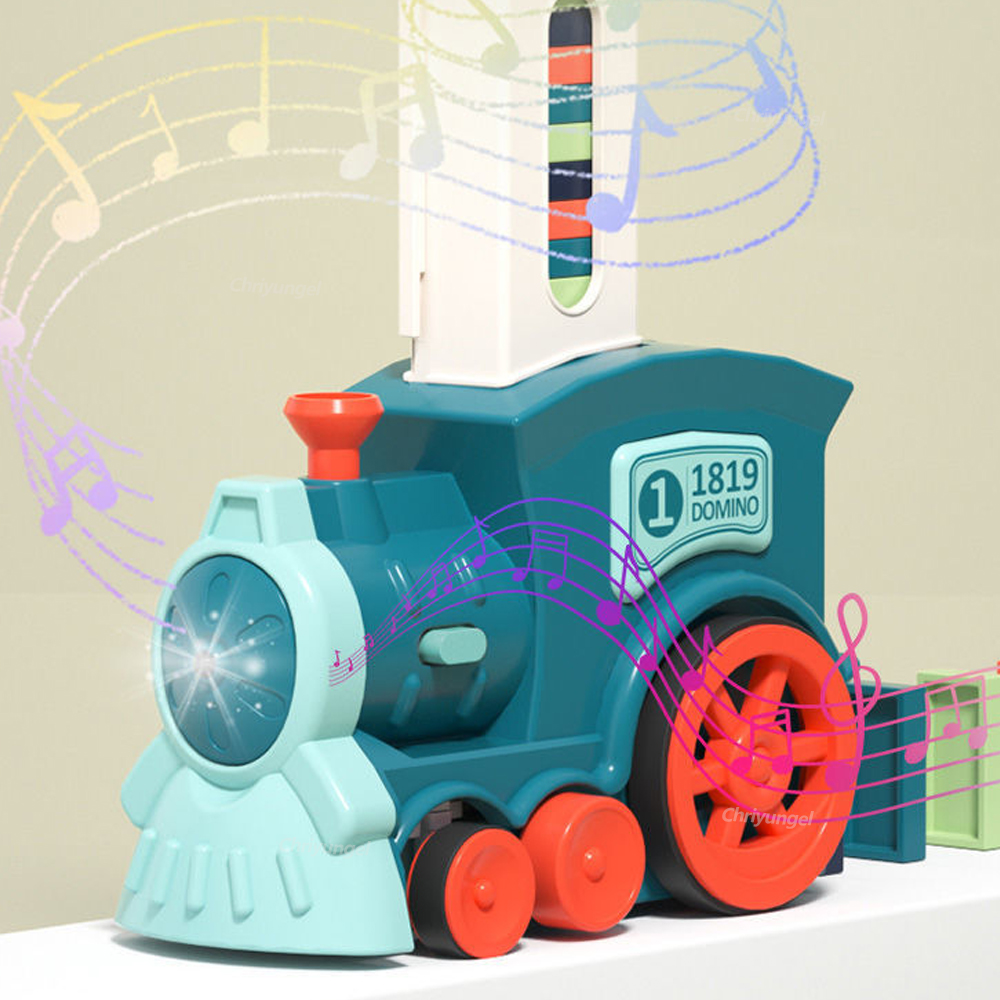 Domino Train for kids Automati - Woodworking Domino บทวิจารณ์และราคา