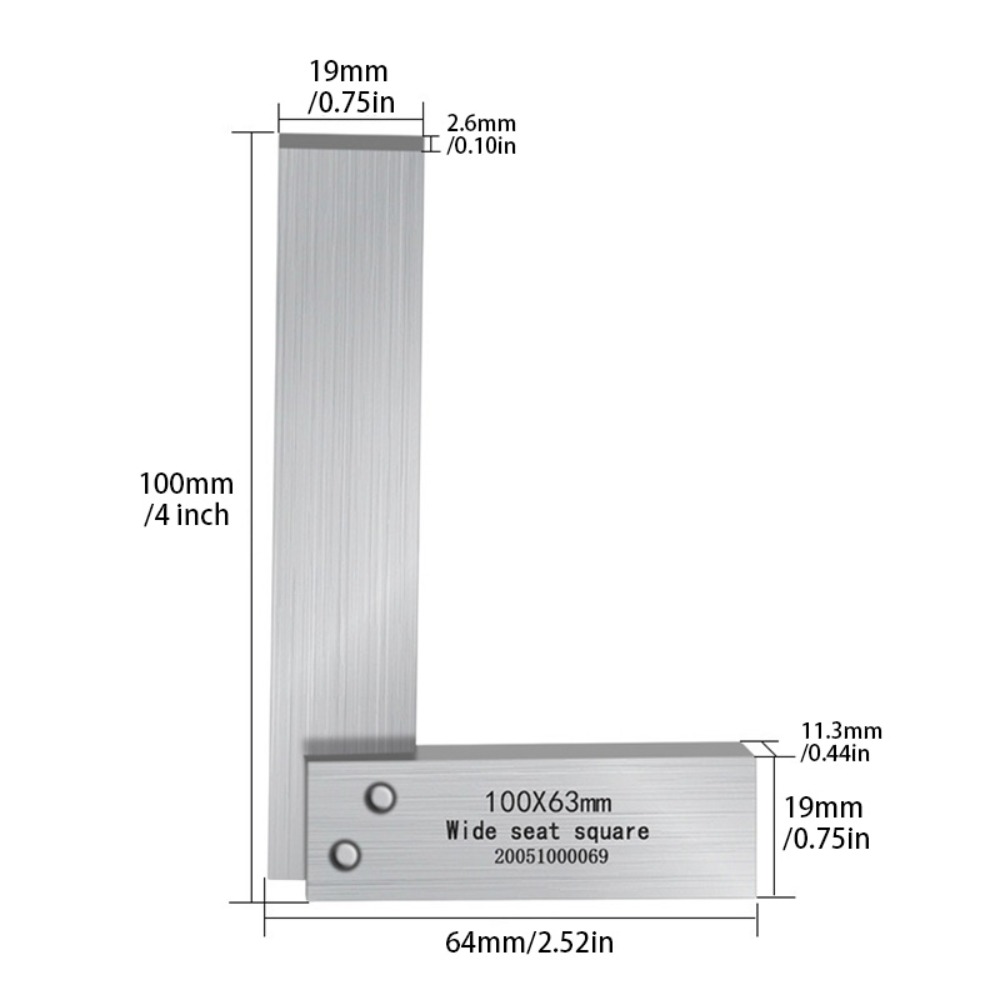 4-inch 90-degree angle ruler,  - Woodworking Box บทวิจารณ์และราคา