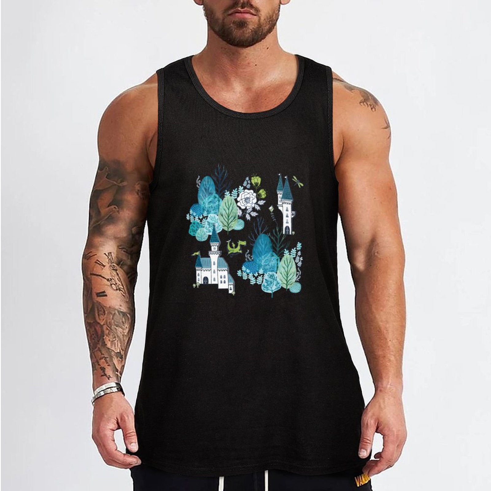 Fairy tale woods blue Tank Top - Woodworking Blueprint บทวิจารณ์และราคา