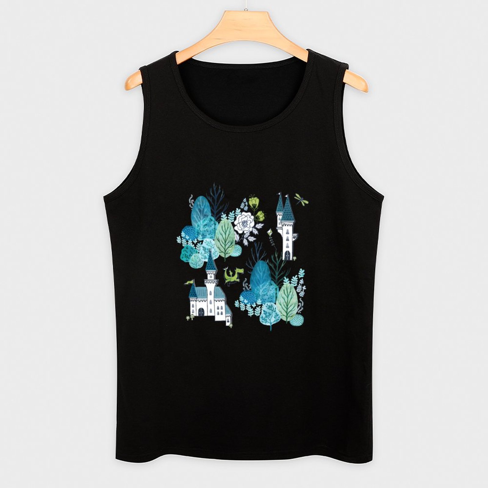 Fairy tale woods blue Tank Top - Woodworking Blueprint บทวิจารณ์และราคา
