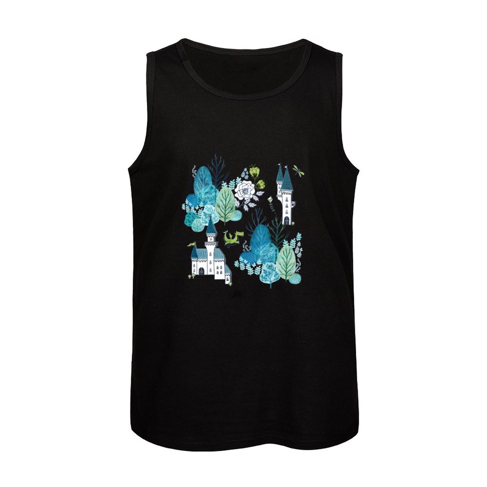 Fairy tale woods blue Tank Top - Woodworking Blueprint บทวิจารณ์และราคา