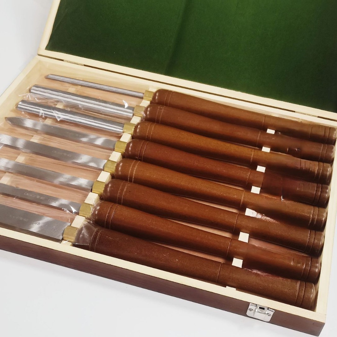 8pcs HSS Woodturning Chisel Se - Skew Chisel Wood บทวิจารณ์และราคา