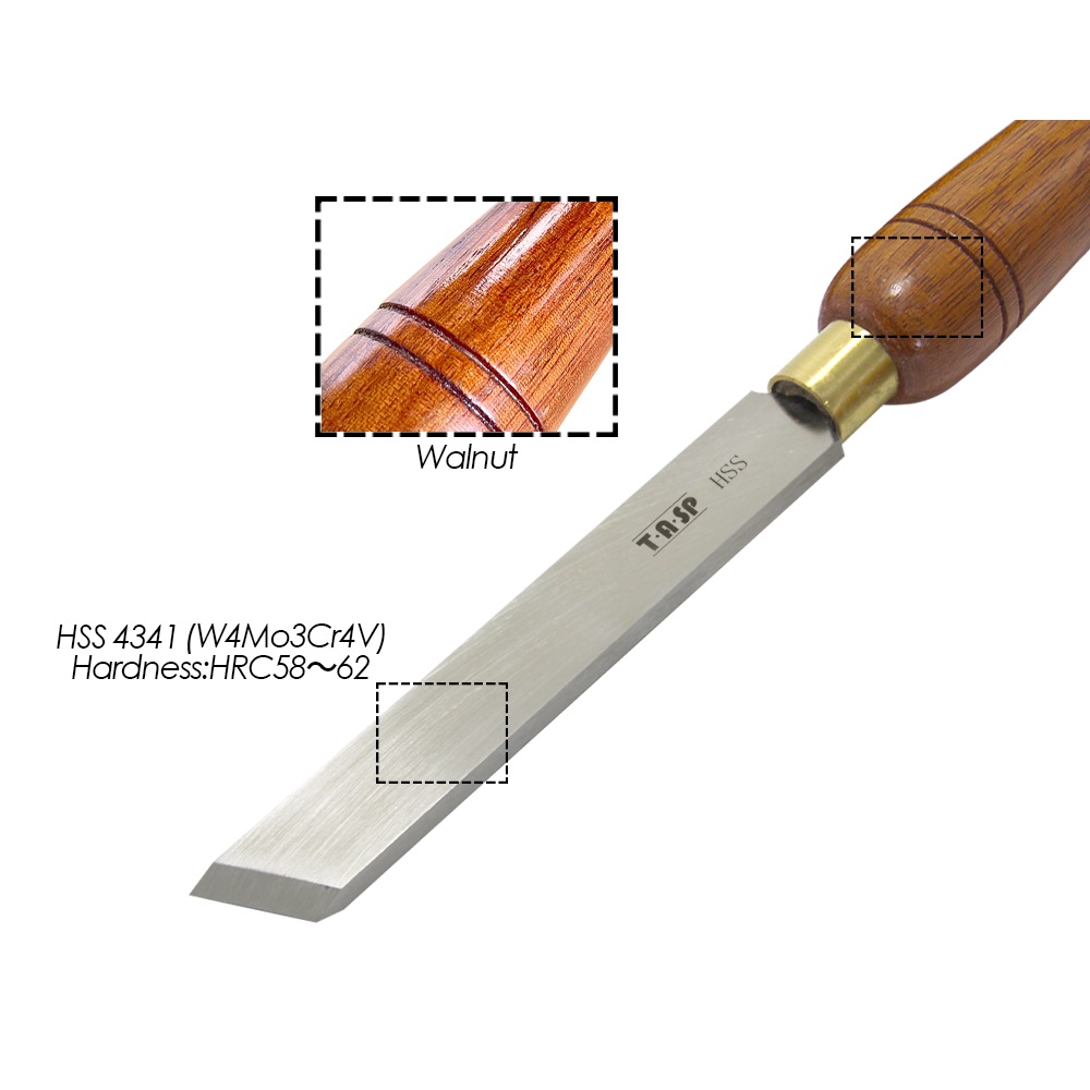 TASP HSS Skew Chisel Woodturni - Skew Chisel Wood บทวิจารณ์และราคา