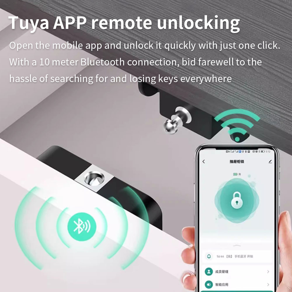 Tuya Hidden Cabinet Lock RFID  - Woodworking Box บทวิจารณ์และราคา